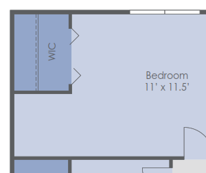 Two bedroom floorplan layout